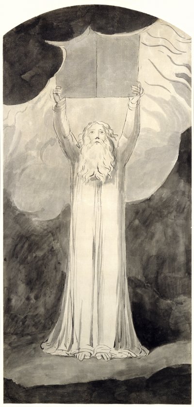 Moses Receiving the Law by William Blake